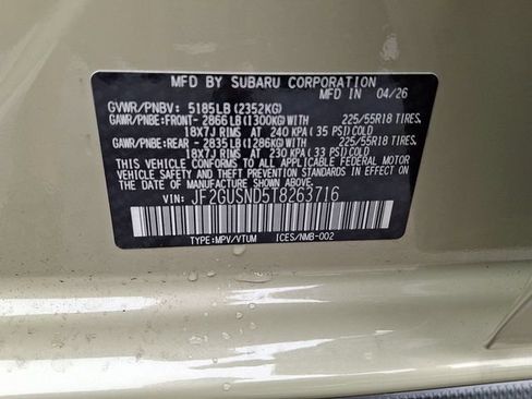 New 2026 Subaru Crosstrek 2.5i Limited AWD/4WD image 17