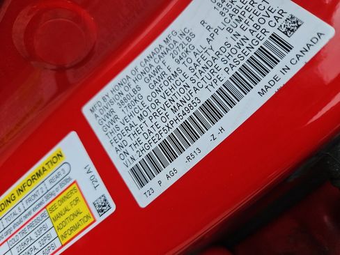 Certified 2023 Honda Civic Sport image 13