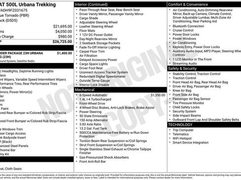 Used 2015 FIAT 500L Trekking image 9