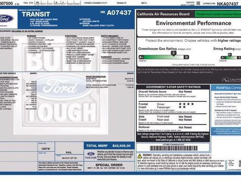 Certified 2022 Ford Transit 250 Medium Roof RWD image 7