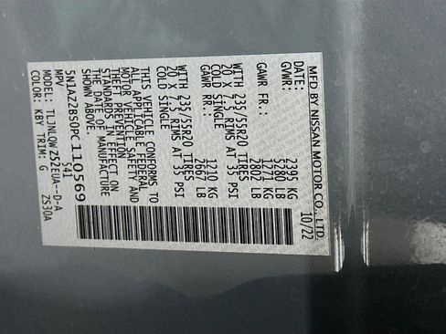 Used 2023 Nissan Murano SV w/ SV Midnight Edition Package image 12