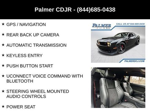 Used 2018 Dodge Challenger SRT Demon w/ Leather Front Seat Group image 6