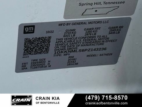 Used 2023 GMC Acadia SLT w/ Elevation Edition FWD image 38