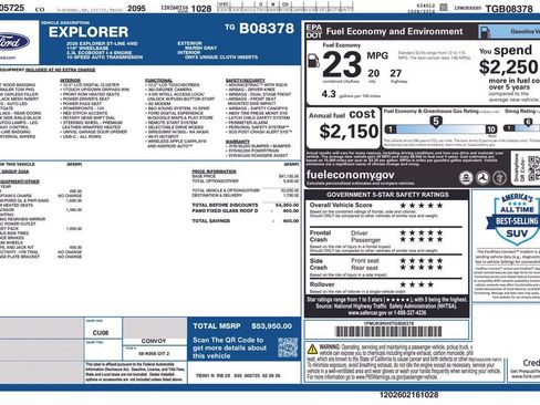 New 2026 Ford Explorer ST-Line w/ ST-Line Street Pack AWD/4WD image 29