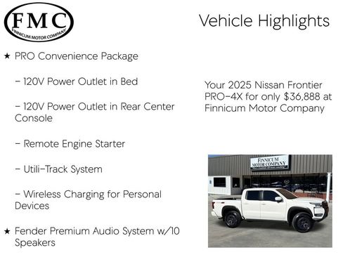 Used 2025 Nissan Frontier PRO-4X w/ Pro Convenience Package image 16