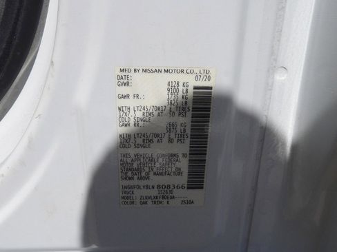 Used 2020 Nissan NV 2500 SV RWD image 9