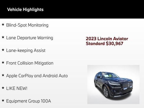 Used 2023 Lincoln Aviator 2WD image 4