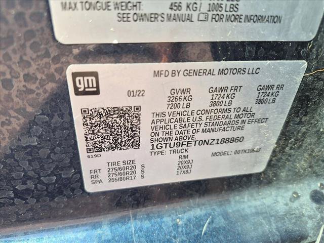 Used 2022 GMC Sierra 1500 Denali w/ Driver Alert Package II AWD/4WD image 24