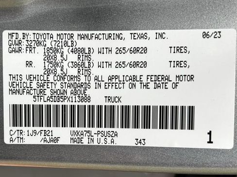 Used 2023 Toyota Tundra SR5 AWD/4WD image 33