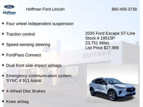 Used 2025 Ford Escape ST-Line image 18