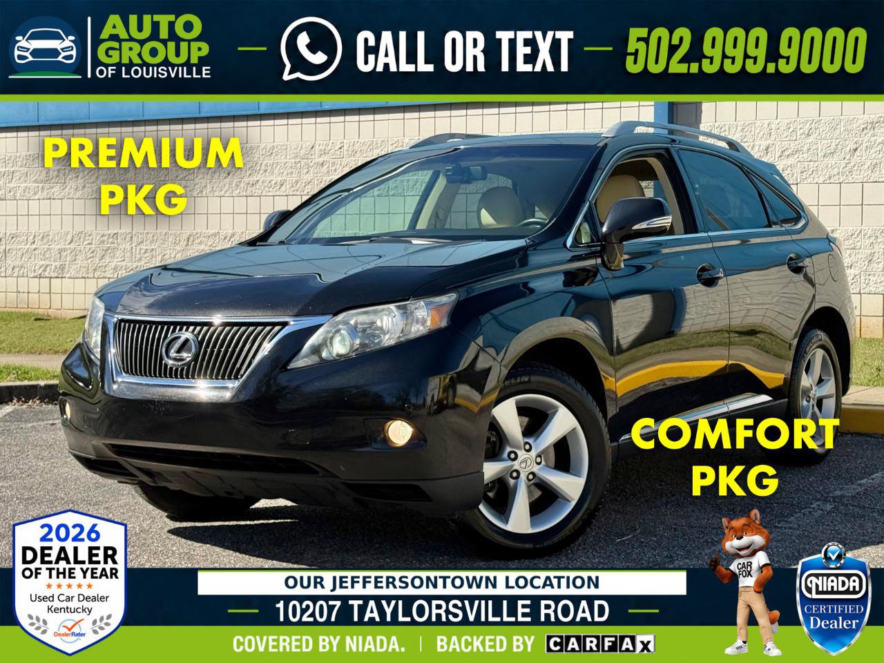 Used 2011 Lexus RX 350 AWD w/ Premium Pkg image 1