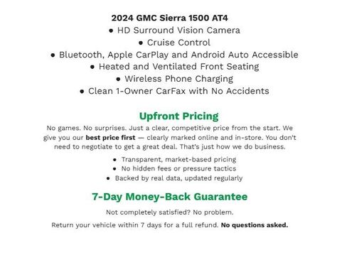 Used 2024 GMC Sierra 1500 AT4 w/ AT4 Preferred Package AWD/4WD image 2
