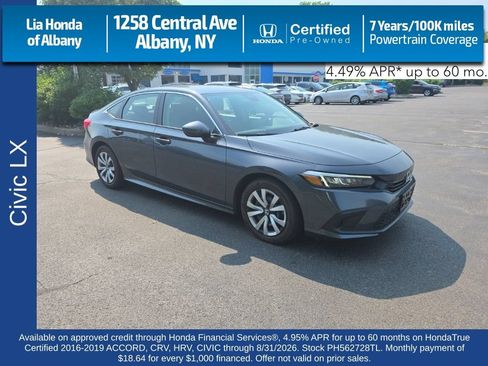 Certified 2023 Honda Civic LX image 1