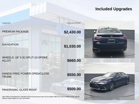 Used 2023 Lexus ES 350 w/ Premium Package FWD image 5