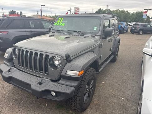 Used 2021 Jeep Wrangler Unlimited Sport AWD/4WD image 2