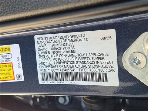 Used 2025 Honda Accord SE image 24