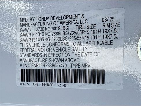 Certified 2025 Honda Odyssey Sport-L image 37