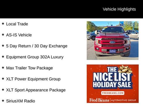 Used 2019 Ford F150 XLT w/ Equipment Group 302A Luxury image 3