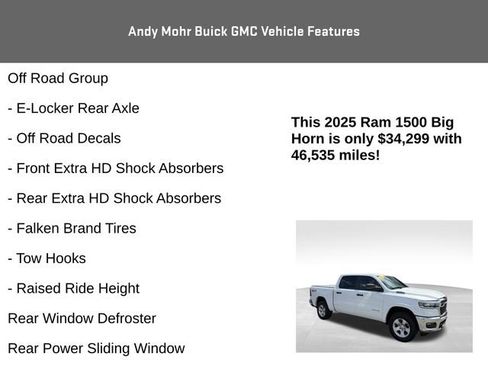 Used 2025 RAM 1500 Big Horn AWD/4WD image 20