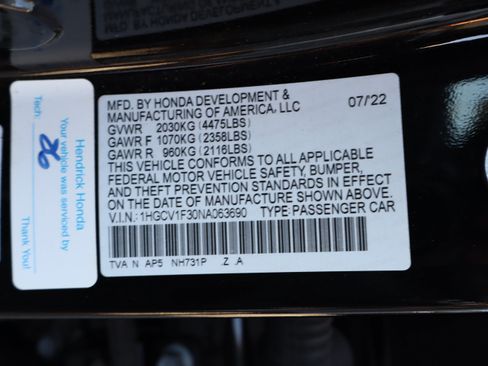 Used 2022 Honda Accord Sport image 23