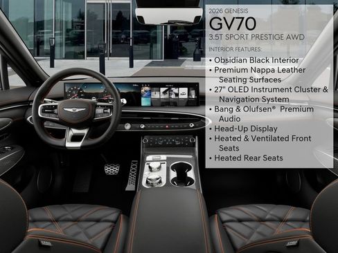 New 2026 Genesis GV70 3.5T Sport Prestige AWD/4WD image 17
