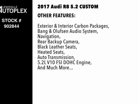 Used 2017 Audi R8 V10 w/ Carbon Exterior Package image 3