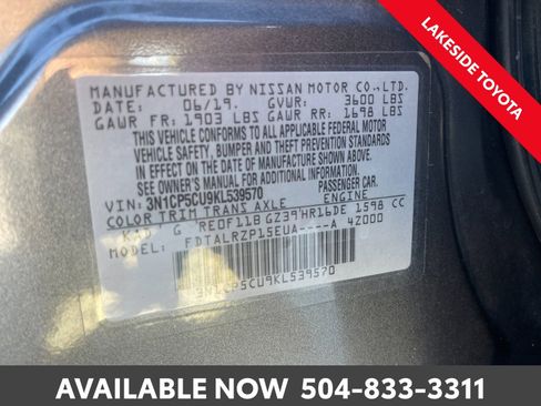 Used 2019 Nissan Kicks S image 36