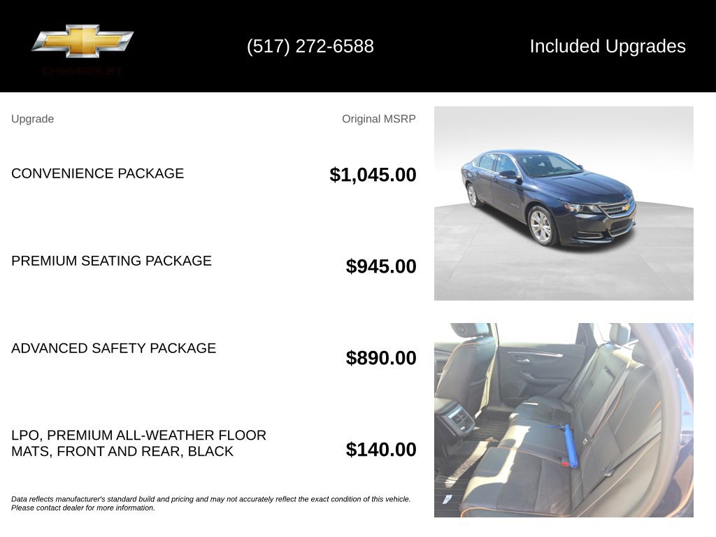 Used 2015 Chevrolet Impala LT w/ Convenience Package FWD image 5