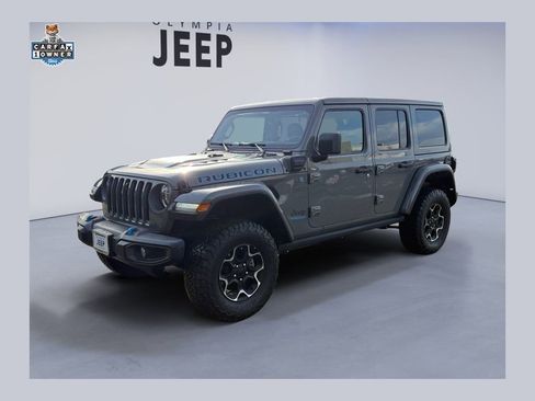 Certified 2021 Jeep Wrangler Unlimited Rubicon 4xe w/ Cold Weather Group image 1