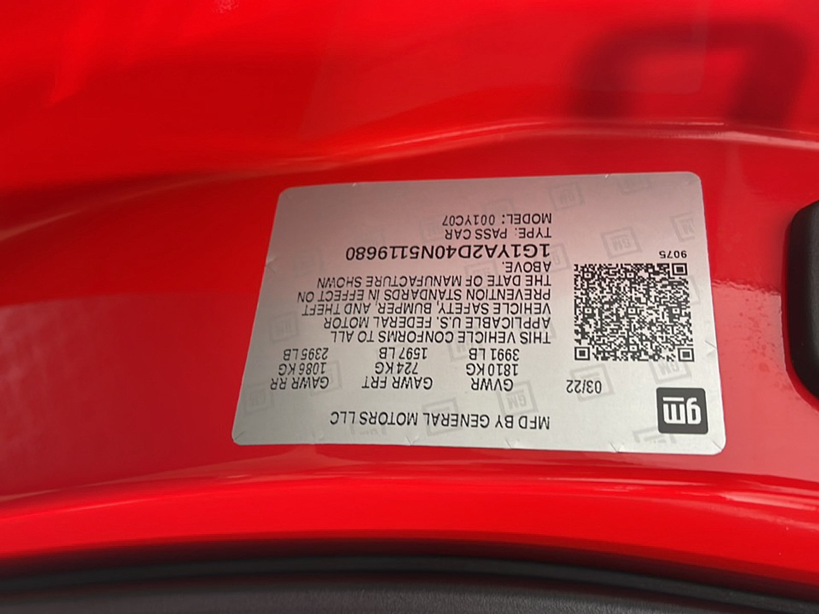 Used 2022 Chevrolet Corvette Stingray Coupe w/ Battery Protection Package RWD image 24