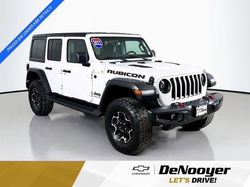 Used 2023 Jeep Wrangler Unlimited Rubicon w/ LED Lighting Group image 1