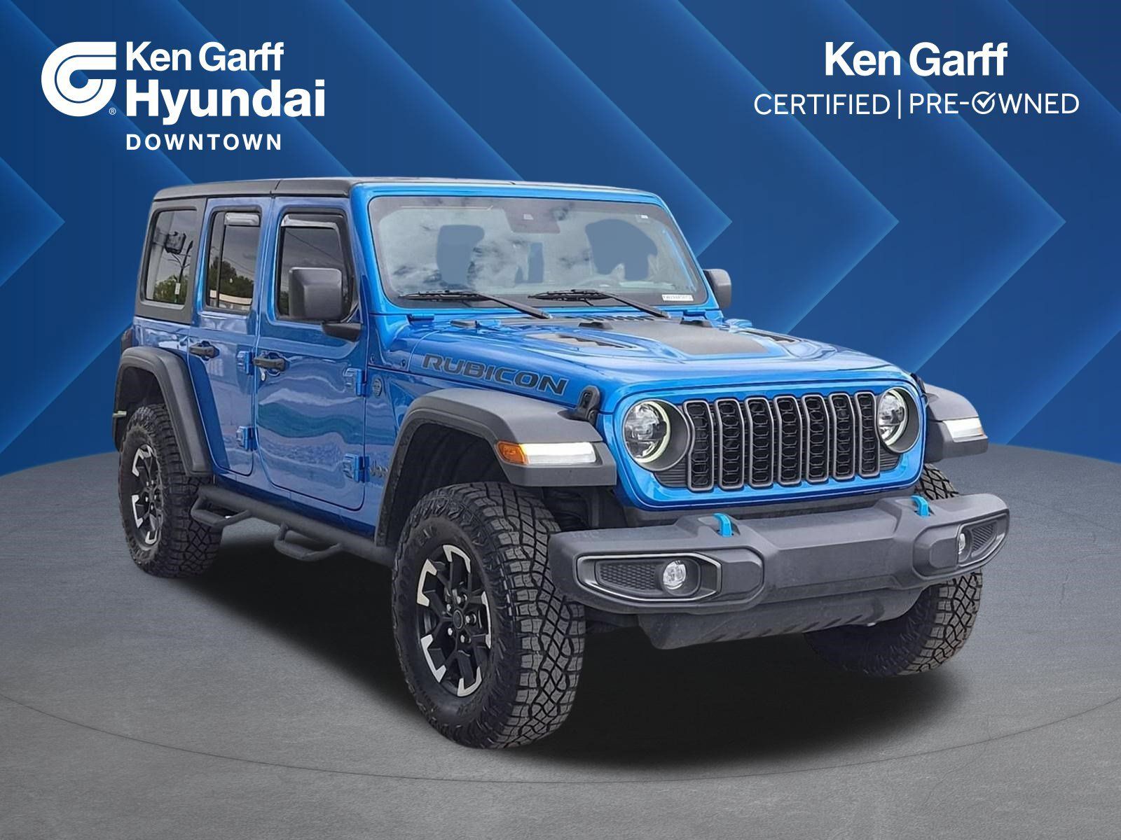 Used 2024 Jeep Wrangler Unlimited Rubicon 4xe w/ Convenience Group AWD/4WD image 1