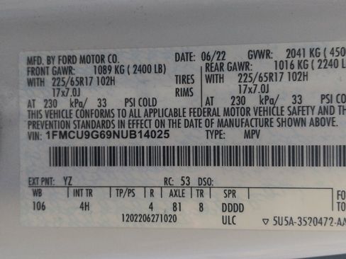 Used 2022 Ford Escape SE w/ Cold Weather Package image 33