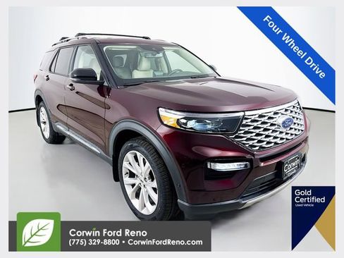 Certified 2022 Ford Explorer Platinum w/ Equipment Group 601A image 1