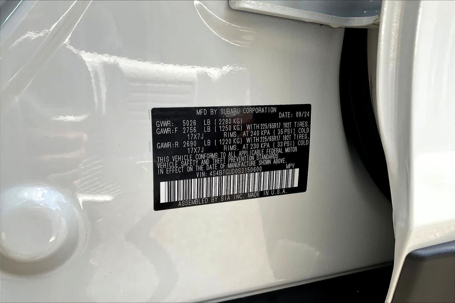 Used 2025 Subaru Outback Wilderness AWD/4WD image 34