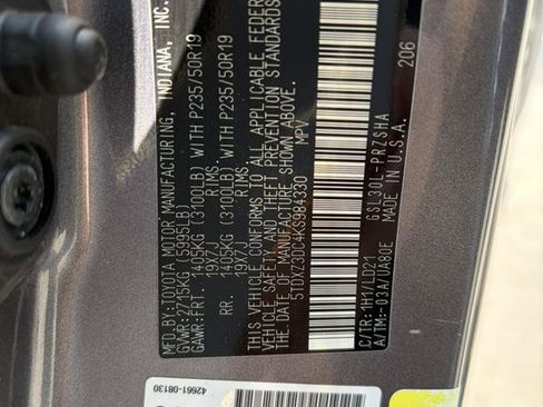 Used 2019 Toyota Sienna SE FWD image 22