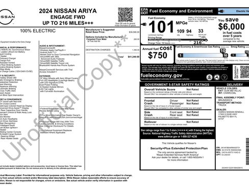 Used 2024 Nissan Ariya FWD image 2