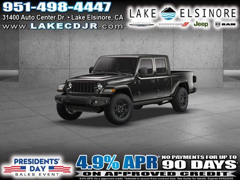 New 2026 Jeep Gladiator Willys image 1