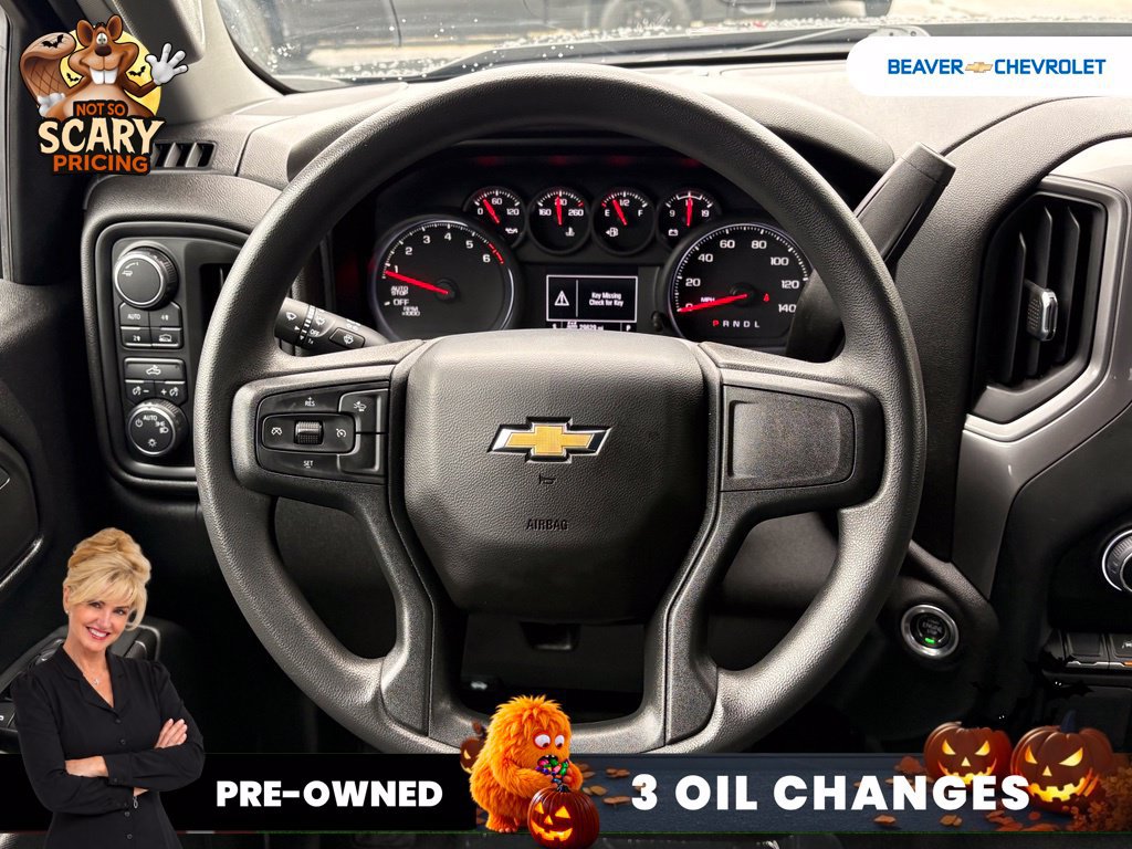 Used 2024 Chevrolet Silverado 1500 Custom w/ Turbomax Blackout Package AWD/4WD image 18