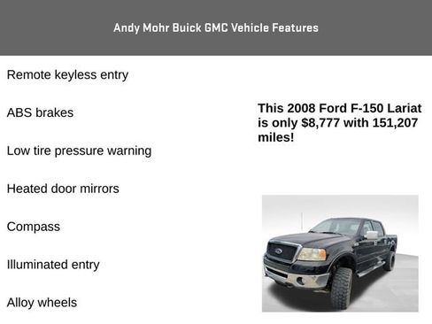 Used 2008 Ford F150 Lariat AWD/4WD image 4