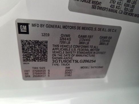Used 2020 GMC Sierra 1500 SLT AWD/4WD image 93