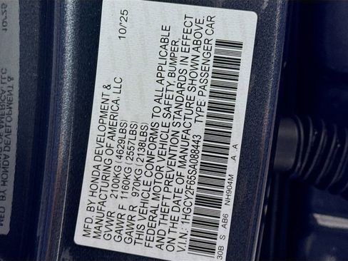 Used 2025 Honda Accord EX-L image 43