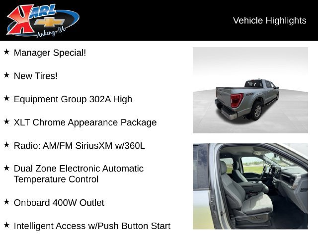 Used 2023 Ford F150 XLT w/ Equipment Group 302A High AWD/4WD image 2