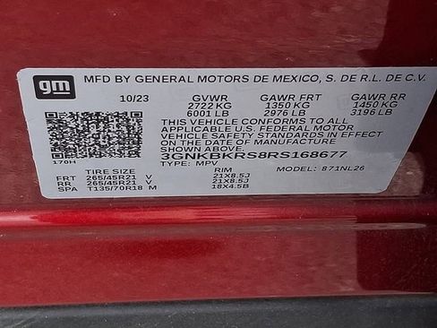 Certified 2024 Chevrolet Blazer RS w/ Driver Confidence II Package image 29