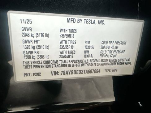 Used 2026 Tesla Model Y 2WD image 29