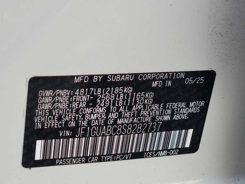Certified 2025 Subaru Impreza 2.0i AWD/4WD image 26