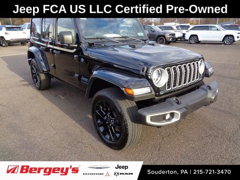 Certified 2025 Jeep Wrangler Unlimited Sahara w/ Safety Group image 1