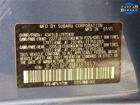 Used 2021 Subaru Crosstrek 2.0i Premium w/ Popular Package #2 image 27