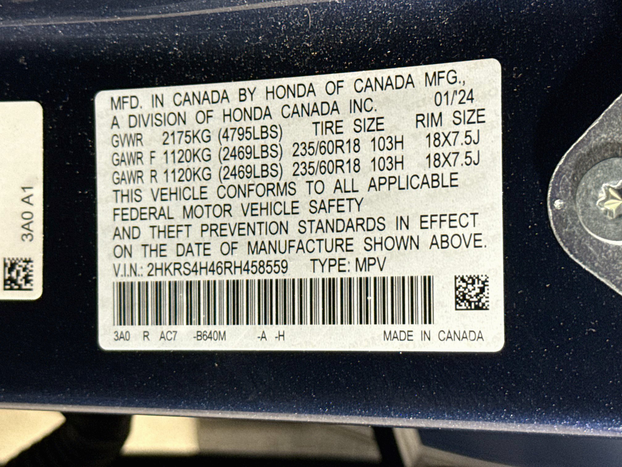Certified 2024 Honda CR-V EX image 38