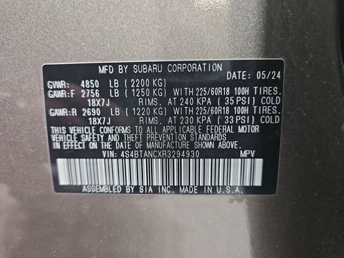 Certified 2024 Subaru Outback Limited image 32